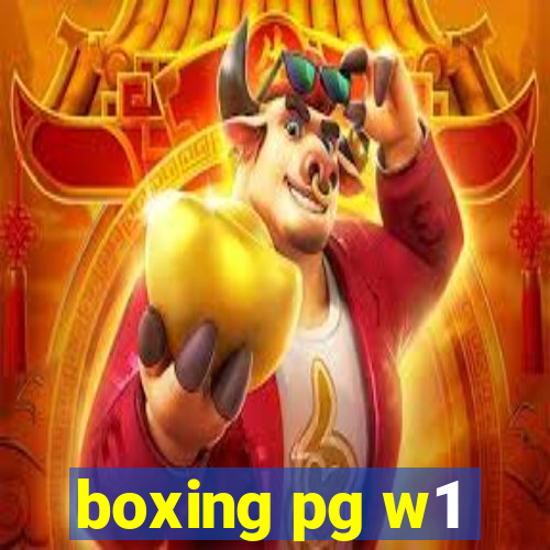 boxing pg w1